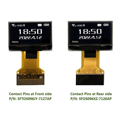 0.96 Zoll OLED-Display-Modul 128x64 Pixel SPI I2C Schnittstelle Steckverbinder