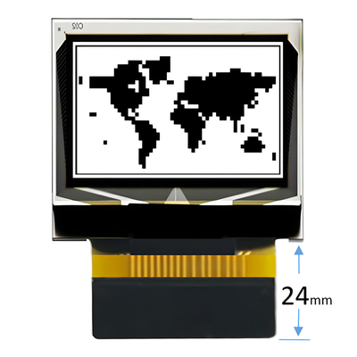 0.42 Zoll kleiner OLED-Bildschirm 72x40 Graphische ZIF-Verbindung SPI und IIC-Schnittstelle