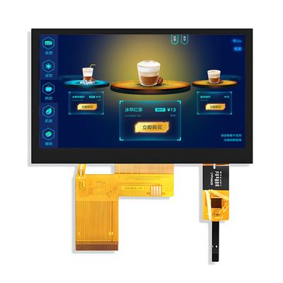 4.3 Zoll 800x480 Punkte PCAP TFT-Display Kapazitiver Touchscreen RGB-Schnittstelle