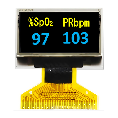 Doppelfarbiges Gelb+Blau 0,96 Zoll dünnes OLED-Display SPI-Schnittstelle