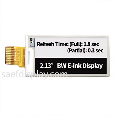 2.13" E Ink Display Modul - 122×250 SPI, Ultra-Low Power, ESL Industrie-E-Paper | Direkt vom Werk