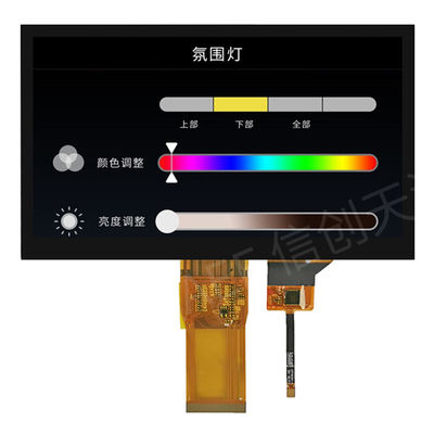 Qualität  7 Inch TFT LCD Touch Screen Module 1024x600 IPS Full Viewing Angle RGB Interface usine