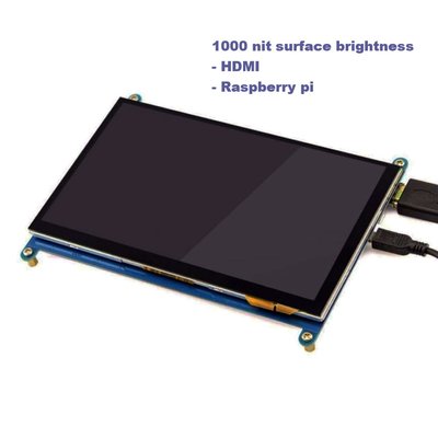 Raspberry PI 7-Zoll-HDMI-TFT-LCD-Display mit kapazitivem Touchscreen