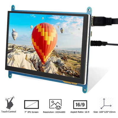 Raspberry PI 7-Zoll-HDMI-TFT-LCD-Display mit kapazitivem Touchscreen