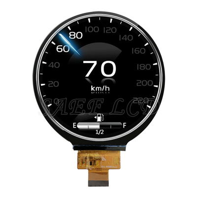 Hochhelligkeit 1000 Nits 4-Zoll-runder TFT-LCD-Display (720x720 Punkte) mit MIPI 4-Lane-Schnittstelle