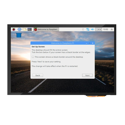 300cd/m2-1000cd/m2 PCAP Zoll HDMI der Noten-Anzeigen-10,1 mit Himbeerpu kompatibel