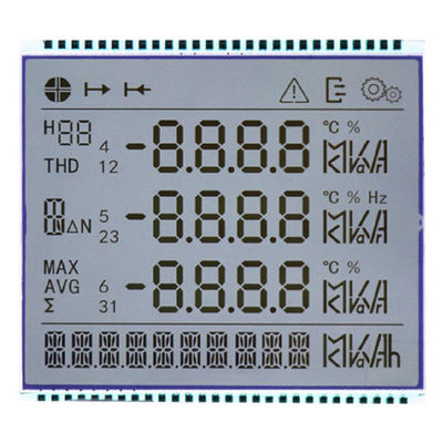 Elektroenergiezähler LCD-Segment-LCD-Bildschirm