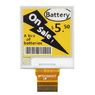 E-Paper-Modul Digitales Display 1,54&quot; 3 Farben EPD 24 Pins ESL E-Tinte 200*200 Punkte SPI Schnittstelle Optik Alle Blickwinkel