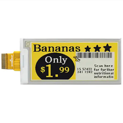 2.13 Zoll dreifarbiger E-Papier-E-Tinte-Bildschirm, 2,13 Zoll EPD Farbe E-Tinte E-Papier-Display für den Einzelhandel