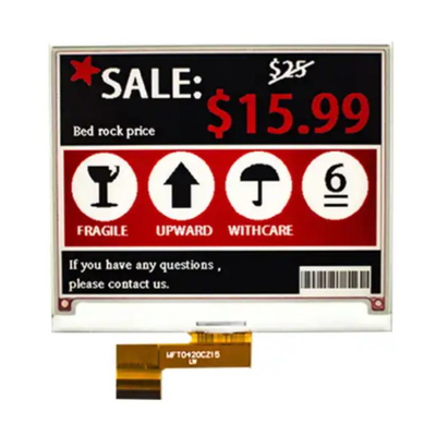 4.2 Zoll Farbe E-Tinte EPaper Display 400*300 Punkte Für Beschilderung Niedriger Stromverbrauch Ultrafeiner Display