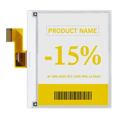 4.2 Zoll Farbe E-Tinte EPaper Display 400*300 Punkte Für Beschilderung Niedriger Stromverbrauch Ultrafeiner Display