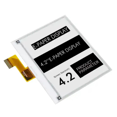 4.2 Zoll Farbe E-Tinte EPaper Display 400*300 Punkte Für Beschilderung Niedriger Stromverbrauch Ultrafeiner Display