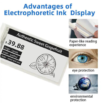 Fast Refresh Eink 2,9 Zoll 296x128 Auflösung Schwarz Weiß Rot E-Tinte E-Papier Display Modul