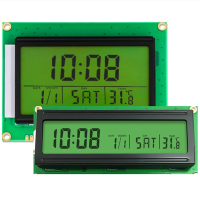 LCD-Panel, Monochrom-Temperaturkontrolleinstrument, Energiespeicher, Leistungs-LCD, STN Gelb-Grün Segment LCD
