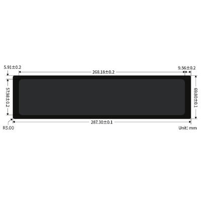 11.9 Zoll Kapazitätsbildschirm 320×1480 IPS Monitor mit HDMI-Ausgangssignal unterstützt Raspberry Pi Windows