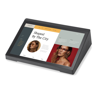 10.1-Zoll-W-förmiger Android-Touchscreen-Display mit Quad-Core-Prozessor A55 All-in-One Android-PC