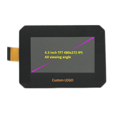 4.3 Zoll TFT-LCD-Display China Hersteller Lieferant, 4,3 Zoll TFT-LCD-Landschaftsmodul mit 350 Nits Helligkeit