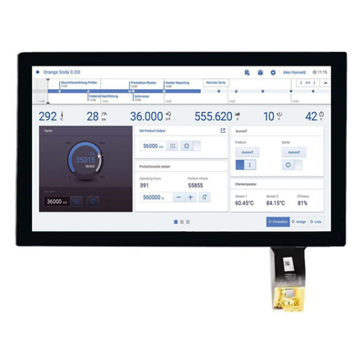 Hochhelligkeit 1000Nits 15,6 Zoll IPS TFT LCD-Display FHD Auflösung mit EDP-Schnittstelle