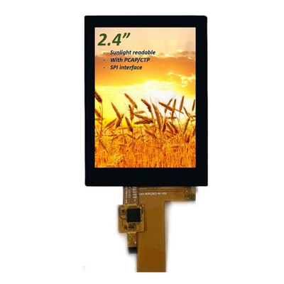 Sonnenlicht-lesbar 2,4 Zoll IPS TFT LCD-Display ILI9341V Treiber SPI-Schnittstelle