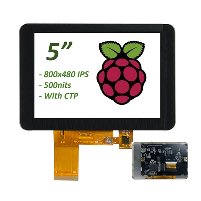 5&quot; Raspberry Pi kompatibel HDMI TFT Touchscreen Anzeige 800x480 IPS