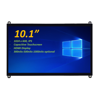 10.1" 1024x600 IPS PCAP-kapazitiver Touchscreen TFT-LCD-Unterstützung HDMI-Anschluss