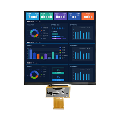 Sonnenlichtlesbar 7,6 Zoll TFT-LCD-Display 1000 Nits 800x800 Pixel Quadratischer IPS-Bildschirm