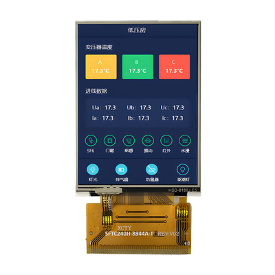 2.4 Zoll TFT-LCD-Display Hersteller China ILI9341 Treiber IC 400 Nits MCU&amp;RGB-Schnittstelle
