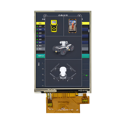 2.4-Zoll-Hochhelligkeit 800nits IPS TFT-Display 240x320 Punktmatrixmodul