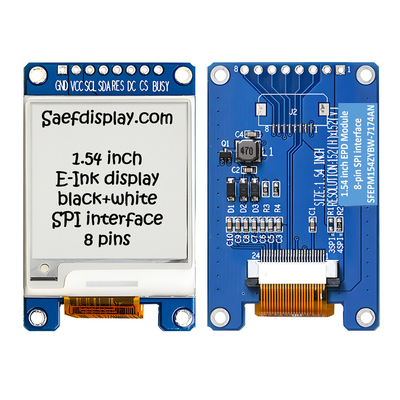 SPI E-Ink Display 1,5 Zoll Schwarz-Weiß 152x152 Punkte 1,54" E-Papier-Display