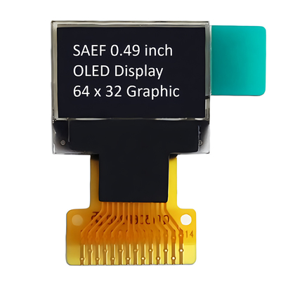 Billiges kleines OLED-Display 0,49 Zoll I2C-Schnittstelle für Handheld-Anwendungen