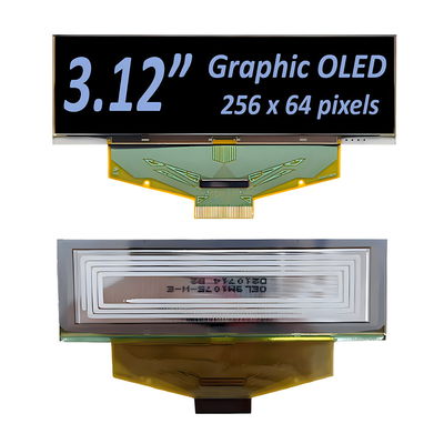 3.12 Zoll 256x64 Grafik-OLED-Display-Modul mit SSD1322 Treiber-IC - Gelbe, Weiße oder Blaue Schriftartoptionen