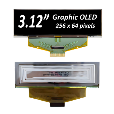 3.12 Zoll 256x64 Grafik-OLED-Display-Modul mit SSD1322 Treiber-IC - Gelbe, Weiße oder Blaue Schriftartoptionen