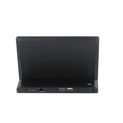 8 Zoll 1280x800 Android 11 Touchscreen Monitor in L-Form mit HDMI RJ45 Port
