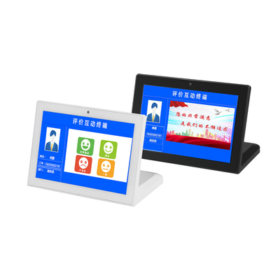 8 Zoll 1280x800 Android 11 Touchscreen Monitor in L-Form mit HDMI RJ45 Port