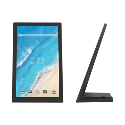 L-förmiger 14-Zoll-Android-Touchscreen-Monitor eingebaut 2GB+16GB Speicher mit RJ45 POE HDMI