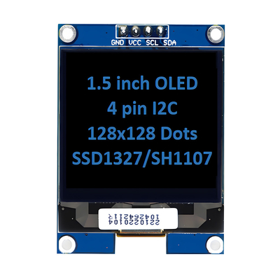 1.5 Zoll OLED-Modul - 128x128 Monochrom Weiß & Blau für IoT