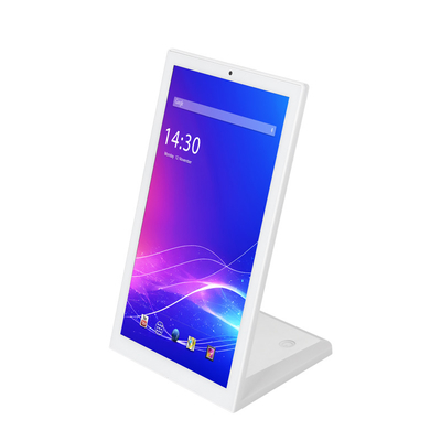 14-Zoll RK3566 L-förmiger Touchscreen Tablet PC mit Android 11, WiFi, POE und LED-Lichtleiste