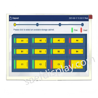 5.7-Zoll TFT IPS-Display-Modul mit 640x480 Auflösung, 5000 Nits Helligkeit und RGB-Schnittstelle