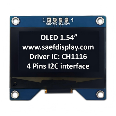 1.5-Zoll-OLED-Display 128x64 mit I2C-Schnittstelle und CH1116-Treiber