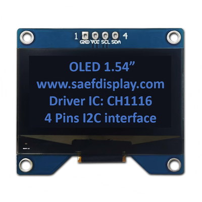 1.5-Zoll-OLED-Display 128x64 mit I2C-Schnittstelle und CH1116-Treiber