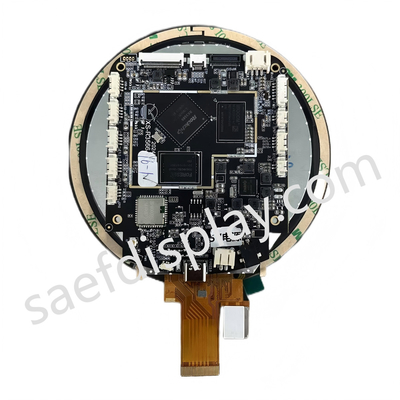 3.4 Zoll Rund TFT LCD Werbe-Medien-Monitor mit Android RK3566