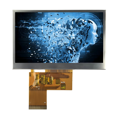 4.3-Zoll-Hochhelligkeit 1000nits TFT-LCD-Modul 480x272 Auflösung und optionale Touchscreen