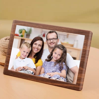 10.1 Zoll Smart WiFi Digital Photo Frame HD IPS LCD 1280x800 Auflösung 16GB Speicher Musik Plastikwolke Teilen über Frameo App