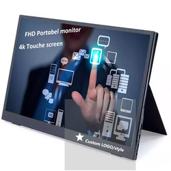 FHD 1920*1080 Portable Touch Monitor 15,6 Zoll IPS-Display für flexible Anzeigemodi und weiten Blickwinkel