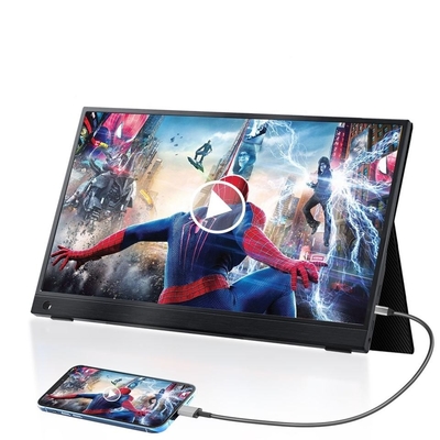 Portable Gaming Monitor 15.6 IPS 1080P HDR Kompatibel mit mehreren Geräten