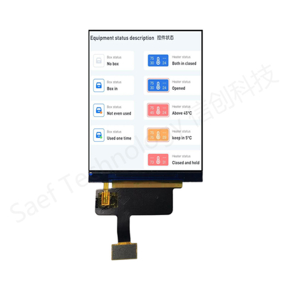 Hohe Helligkeit 2,8 Zoll TFT-LCD-Modul 480x640 RGB-Schnittstellenbildschirm Schnelle Lieferung USA Compliance REACH RoHS Compliant