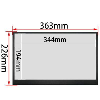 15.6-Zoll-Metall-Touchscreen-Display - Full HD 1920×1080 IPS-Panel, 10-Punkte-kapazitiver Touch, industriell hochwertige Haltbarkeit