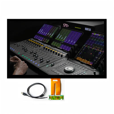 21,5-Zoll-Hochhelligkeits-FHD-TFT-Display mit PCAP-Touch – 1000 Nits, LVDS-Eingang, Industrie-Panel