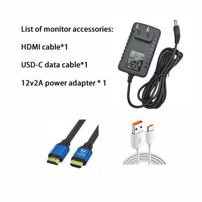 10,1-Zoll 1920×1200 HD Touch Monitor | 10-Punkt-Touch, Kunststoffgehäuse & Multi-Interface (DC12V/VGA/HDMI/AV/USB/BNC)