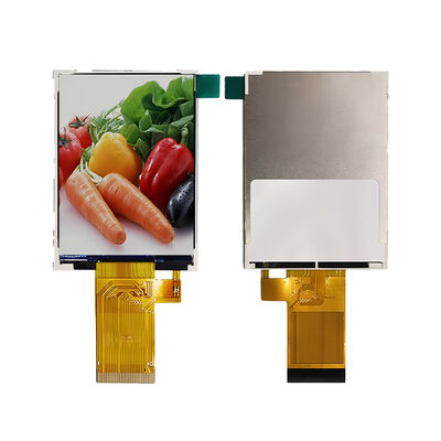 2.8-Zoll-transflektiver TFT-LCD-Display-Modul. 240x320 Auflösung MCU/SPI. ST7789T3 300 cd/m2.